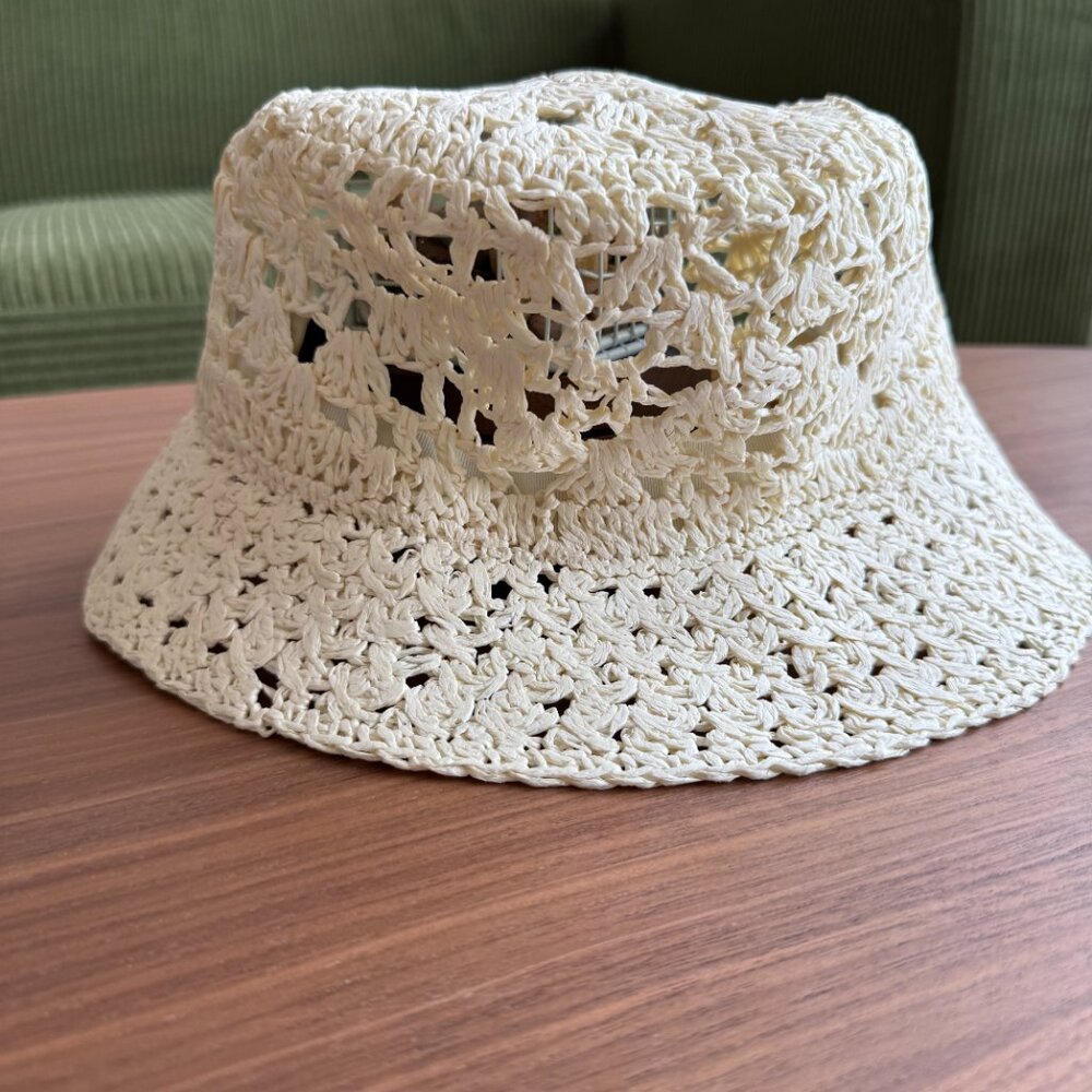 Free People Straw Bucket Hat - Picture 4 of 4